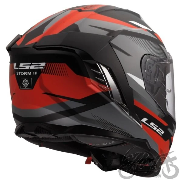 Kask LS2 FF818 Storm III Komai Black Red — rozmiar M — ujęcie 5