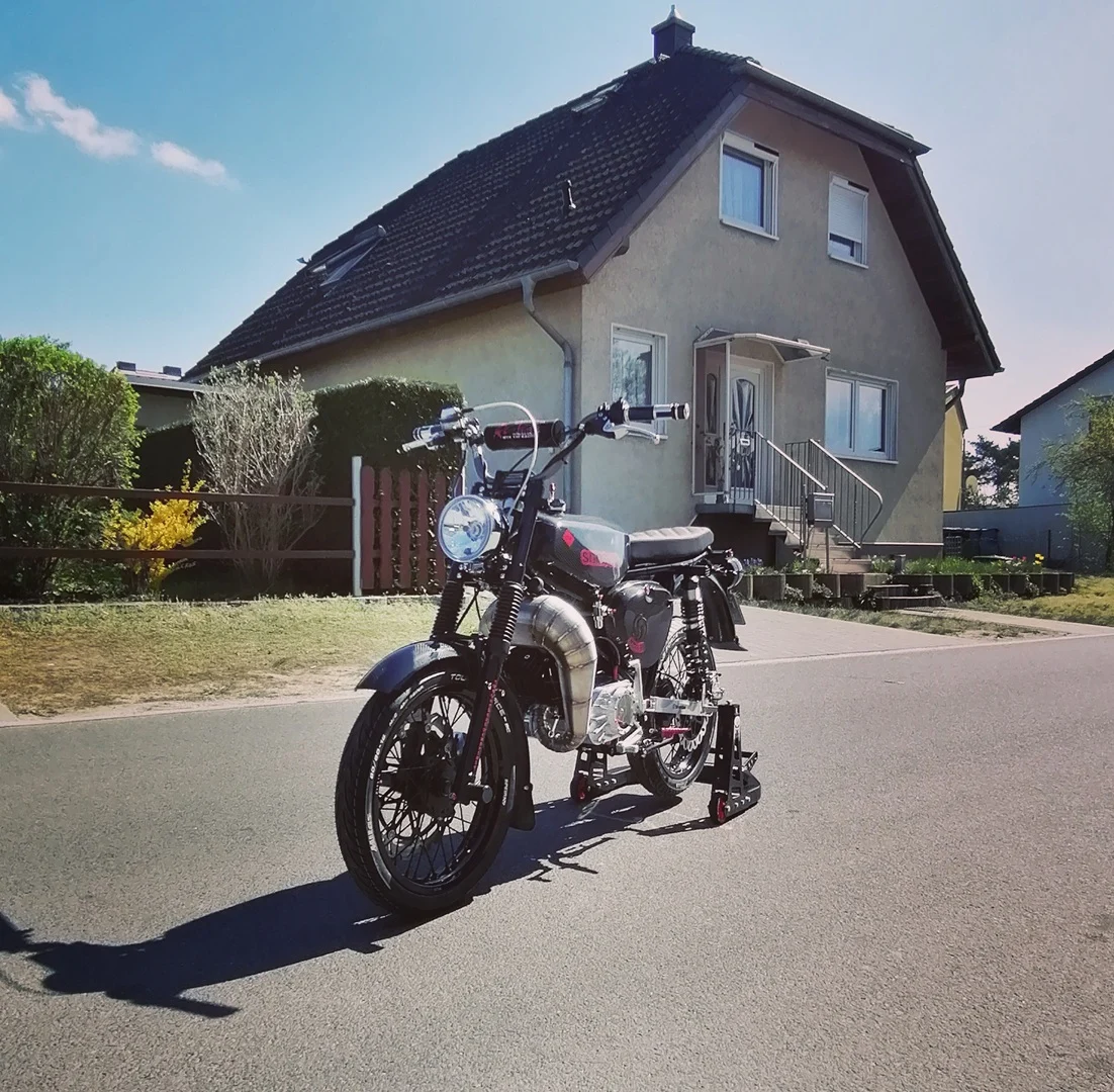 Tłumik Simson cross mtx 130 DPR Performance · czarna Evo (VM7435) — ujęcie 17
