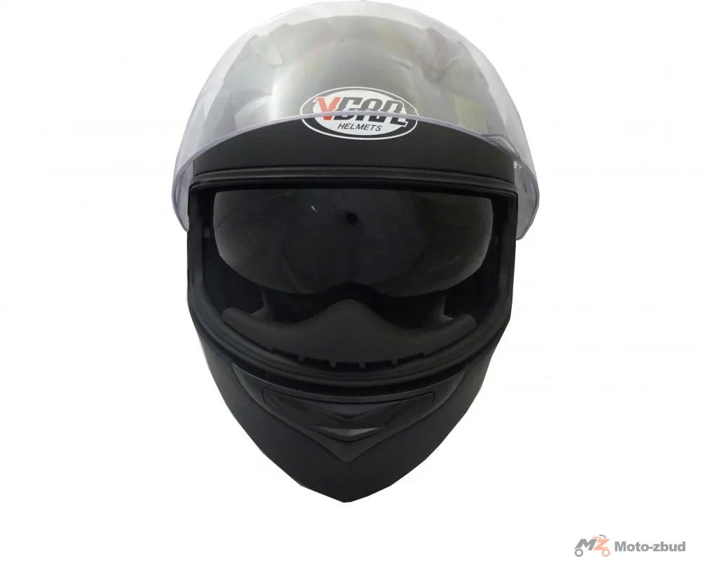 Kask VCAN model V122 Black Matt integralny z blendą czarny mat M — ujęcie 2