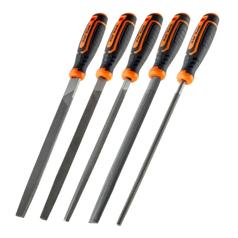 Zestaw pilników do metalu 200mm Polax, 5 szt. — ujęcie 9