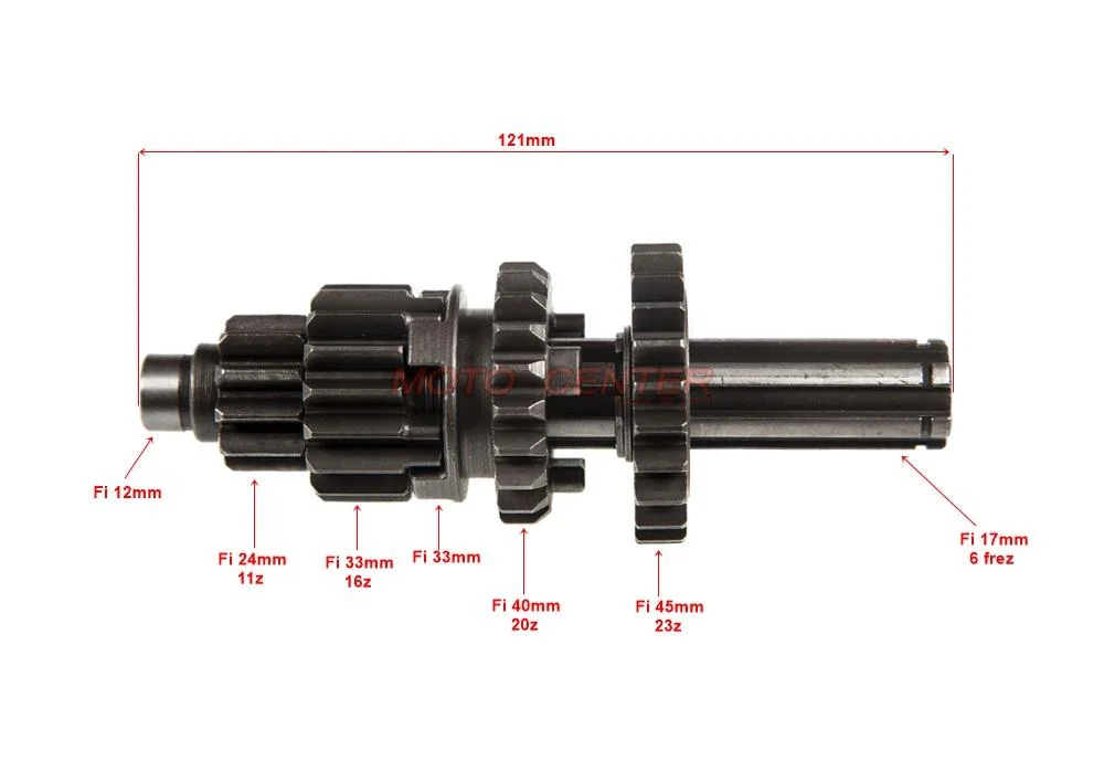 Skrzynia biegów 125 cm³ Cross Quad ATV z wybierakiem (4 biegi) — ujęcie 3