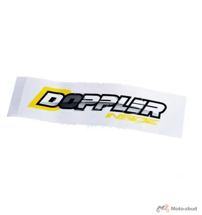Naklejka Doppler biała