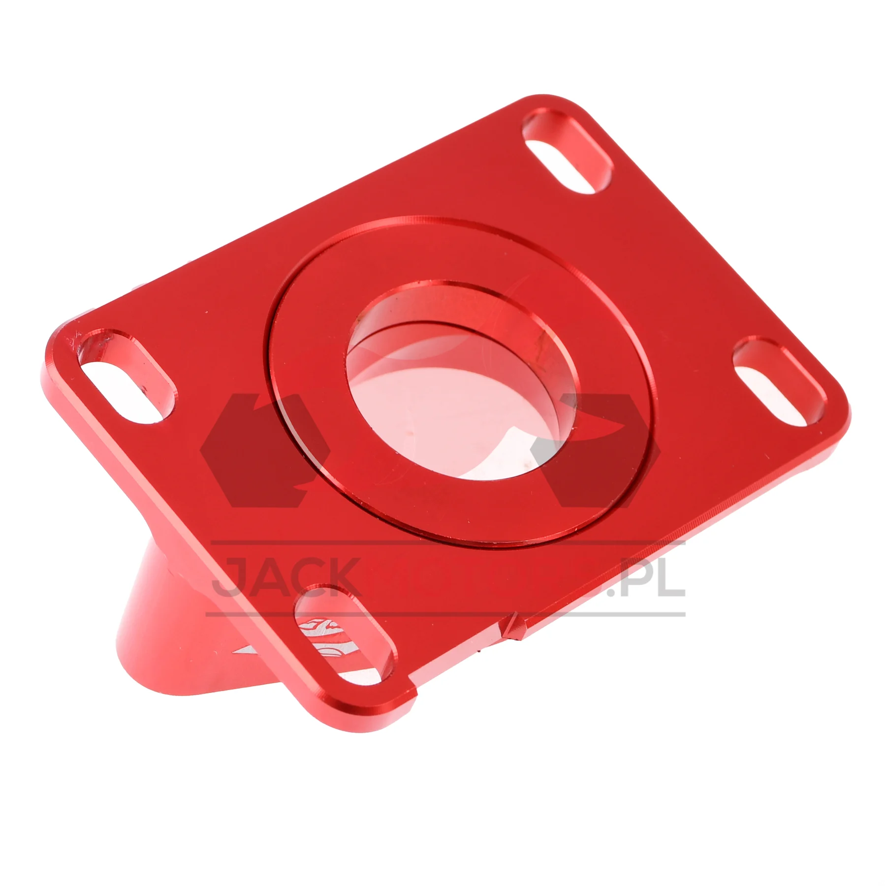 Króciec ssący VOCA CNC 21-28 mm PWK czerwony Minarelli AM6 / Derbi — ujęcie 3