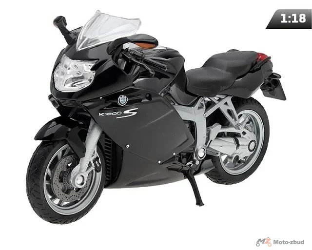 Model 1:18 BMW K1200S czarny