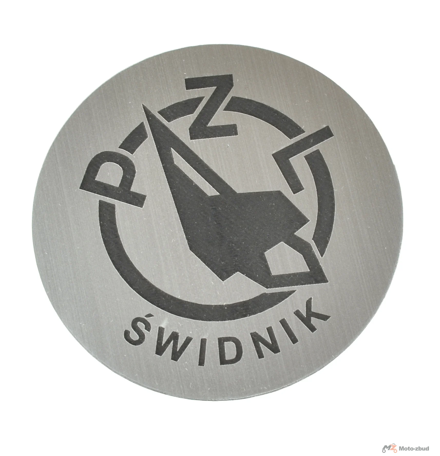 Naklejka pzl świdnik aluminiowa grawerowana PL