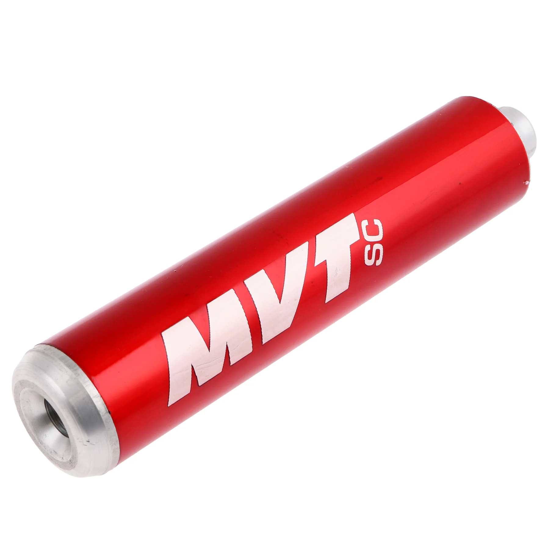 Końcówka wydechu MVT service course sc aluminium CNC red — ujęcie 2