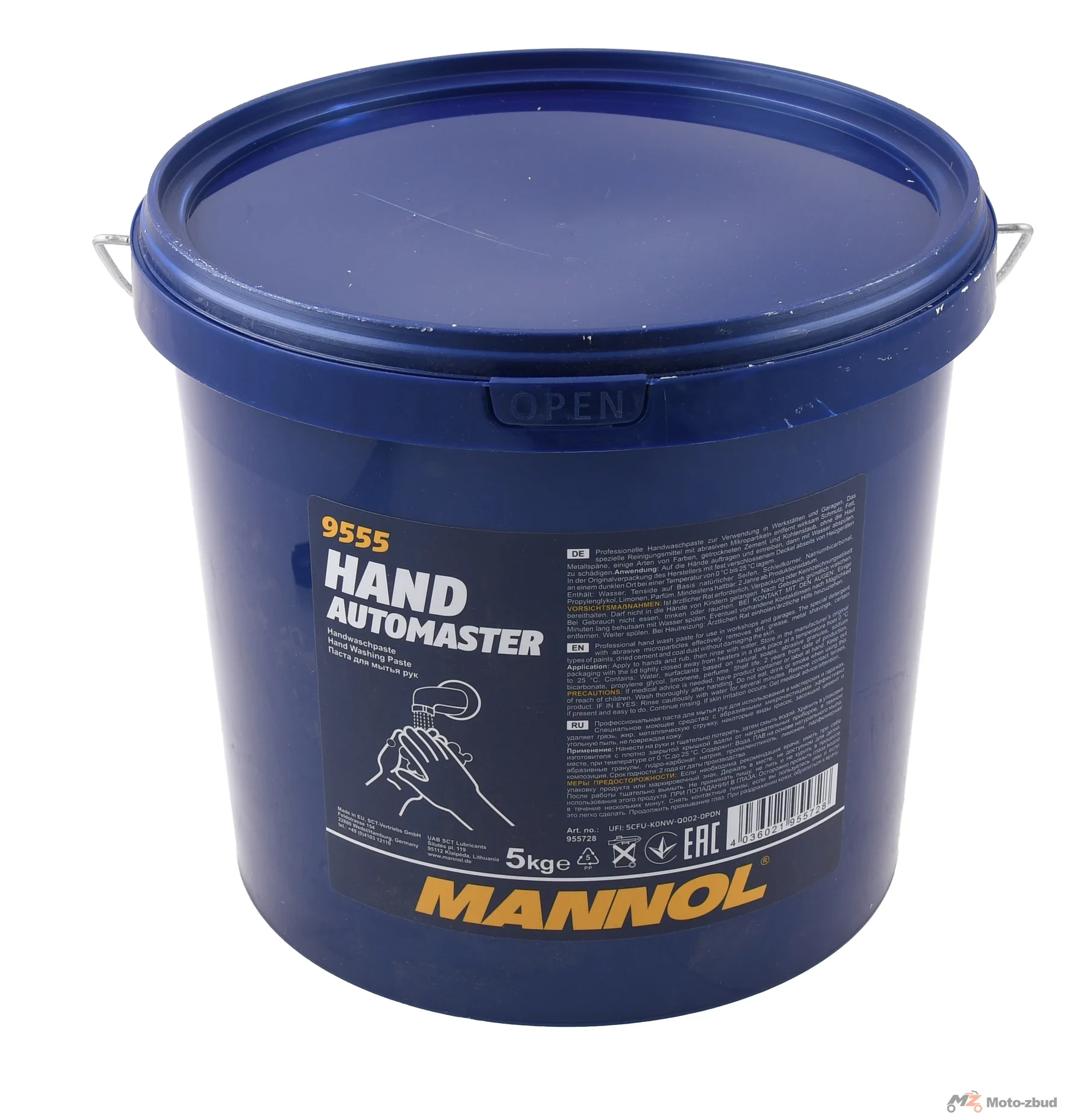 Pasta do mycia rąk Mannol 5 kg