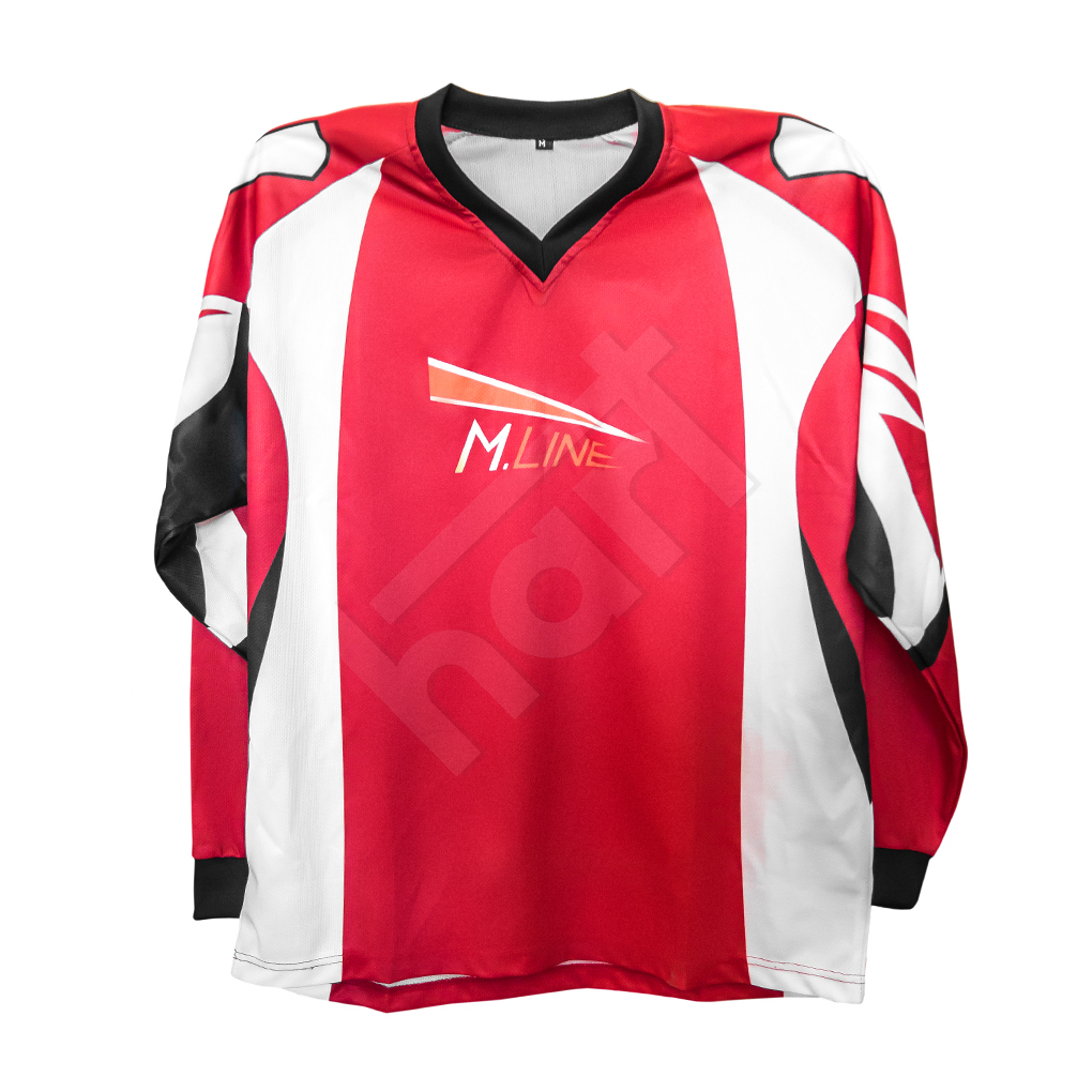 Koszulka cross/motocykl/tekstyl/czerw/xl
