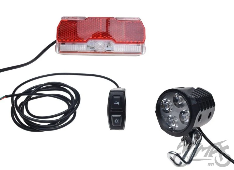 Lampa przód i tył do hulajnogi e-bike 12-60 V — ujęcie 2