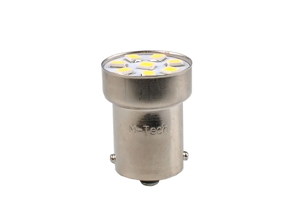 Żarówka BA15S 24V 8x2835SMD OSRAM LED biała M-TECH (2szt.) — ujęcie 2