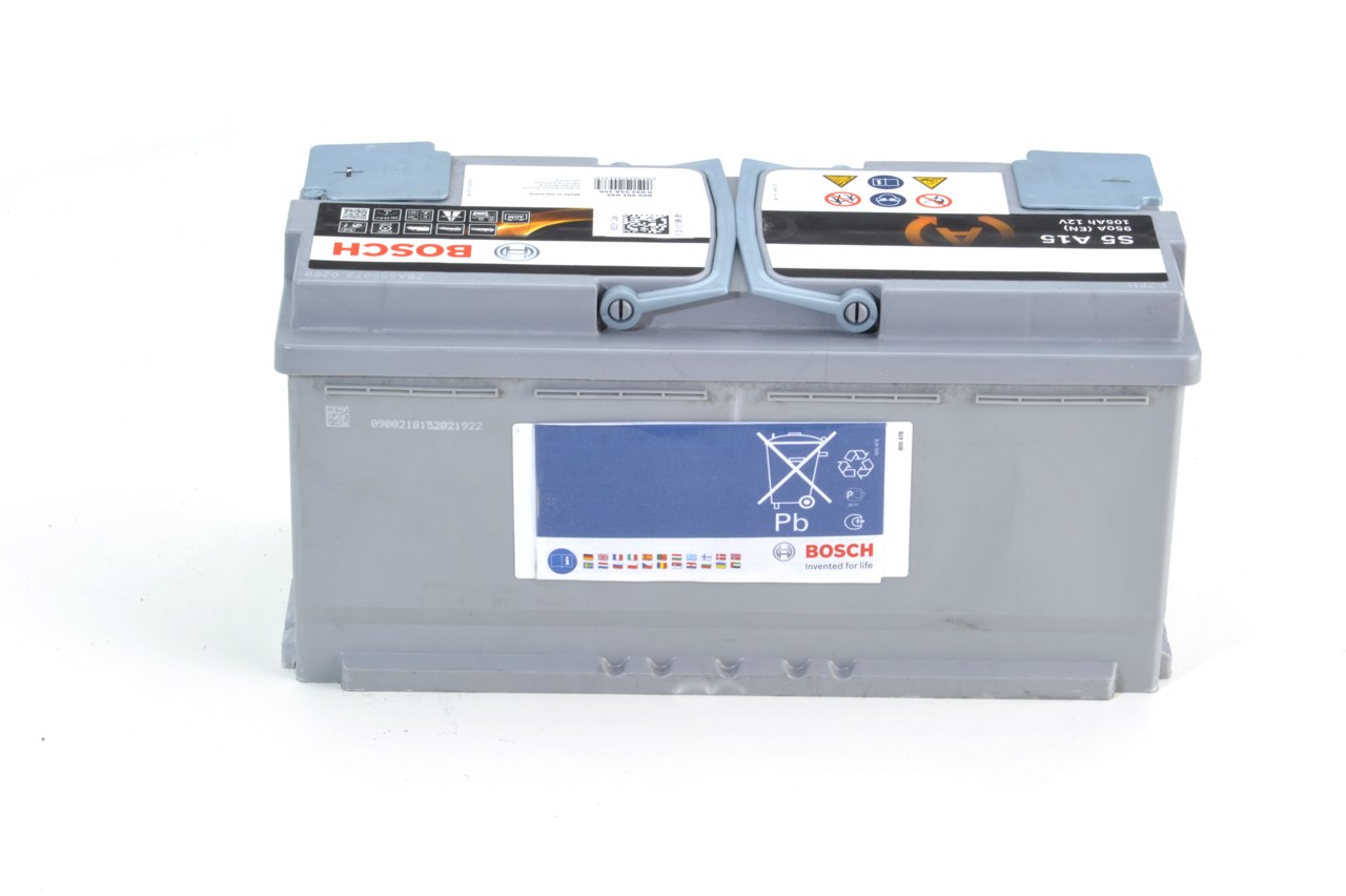 Akumulator 105 Ah 950A 394×175×190 P+ AGM Start-stop BOSCH 0 092 S5A 150 — ujęcie 3