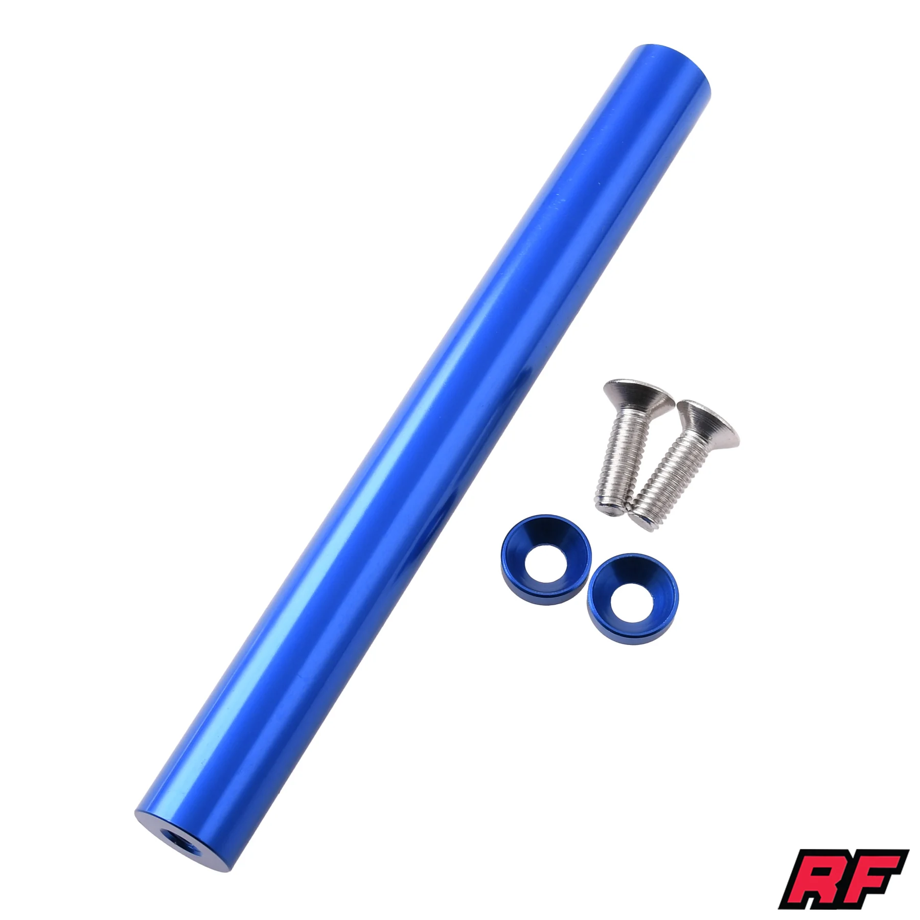 Uchwyt / rozpórka bagażnika Simson S50 S51 S70 aluminium CNC niebieski kpl. Racing Force — ujęcie 1