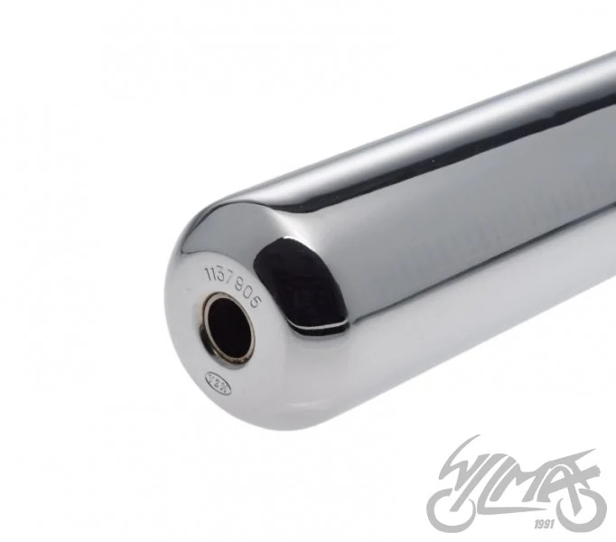 Tłumik Simson S51 chrom z obejmą — ujęcie 2