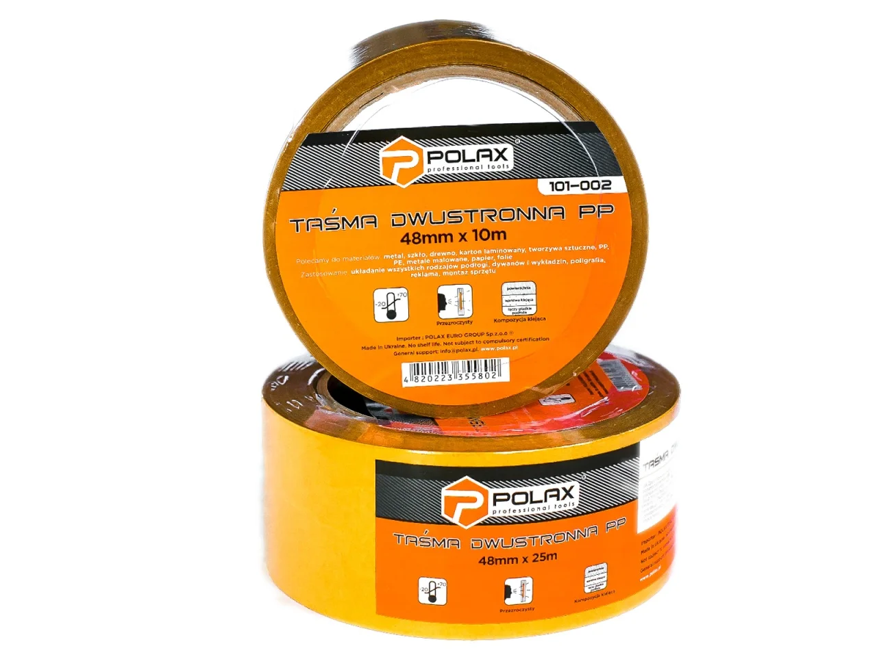 Taśma dwustronnie klejąca / dwustronna PP 48mm x 10m — ujęcie 4