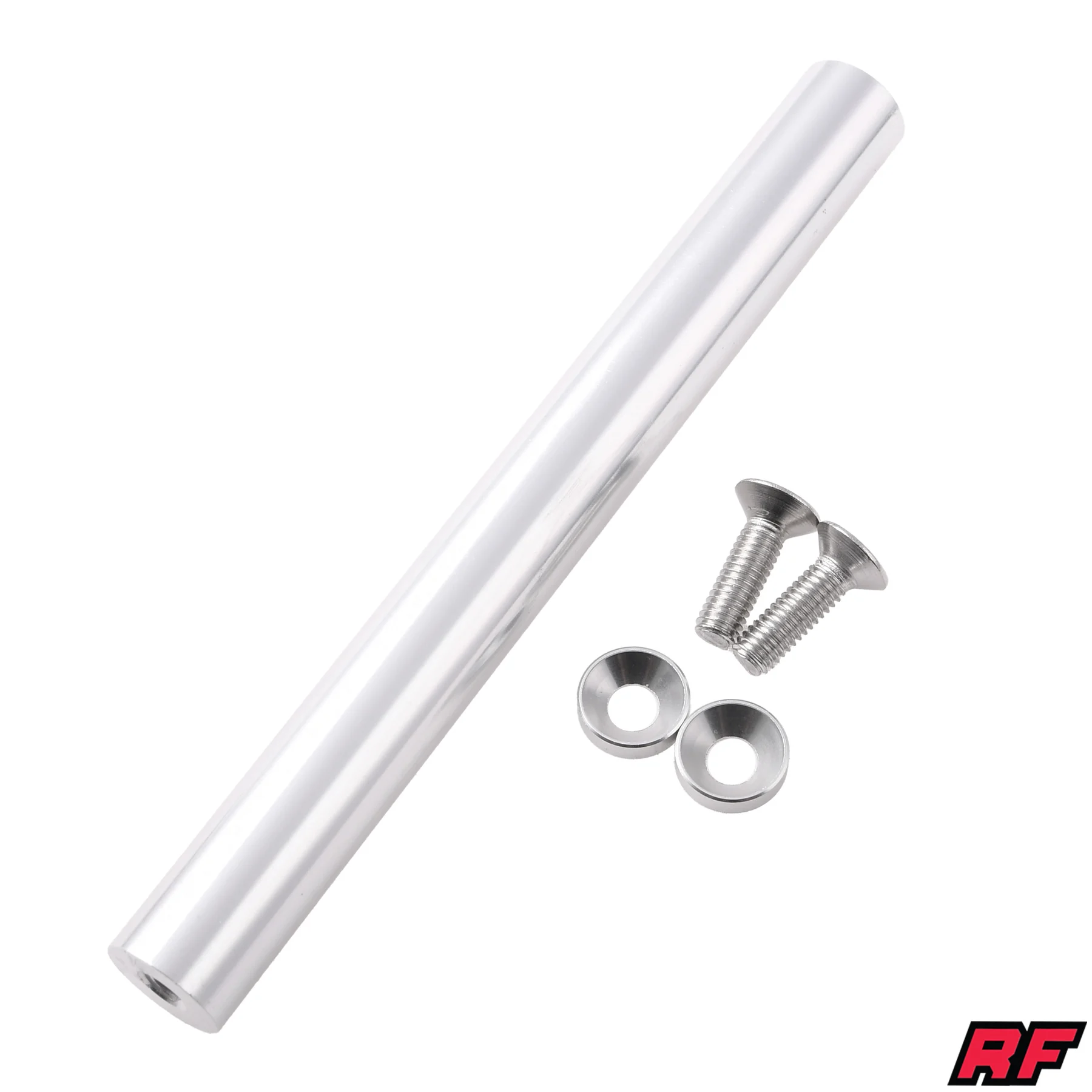 Uchwyt / rozpórka bagażnika Simson S50 S51 S70 aluminium CNC srebrny kpl. Racing Force — ujęcie 1