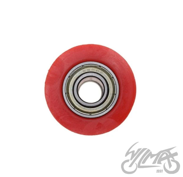 Rolka prowadząca łańcucha 22 mm — otwór 10 mm, czerwona, AW567791 — ujęcie 2