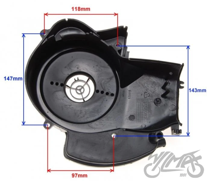 Pokrywa wentylatora do Piaggio Zip 50 4T — ujęcie 2