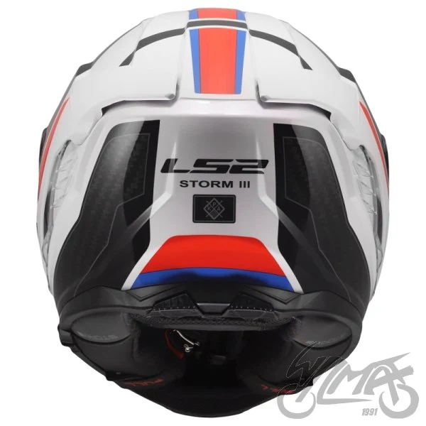 Kask LS2 FF818 Storm III sporty White Blue Red — rozmiar S — ujęcie 4