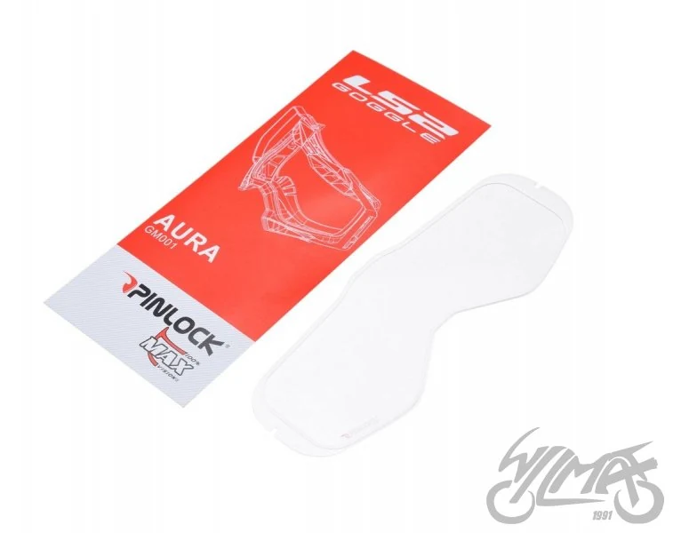 Gogle LS2 aura enduro białe pinlock extra — ujęcie 3