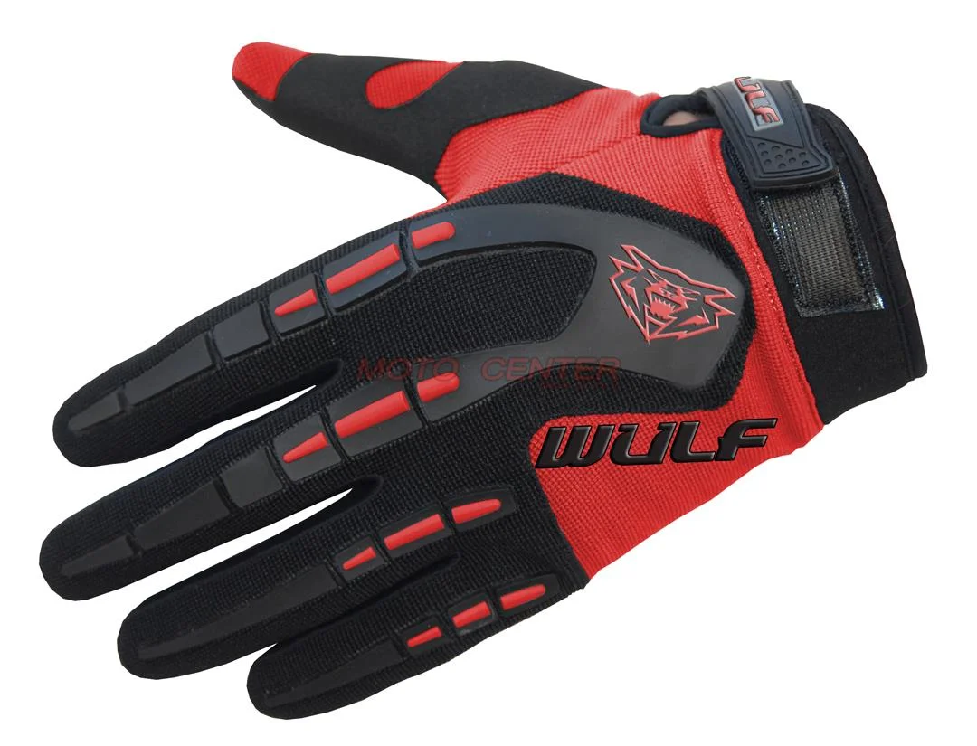 Rękawice crossowe Junior Wulf Attack Red S — ujęcie 1
