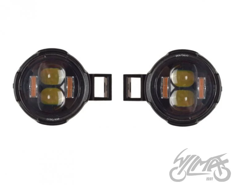 Zestaw lamp przeciwmgielnych LED, białe światło główne i dodatkowe — AW2491W — ujęcie 2