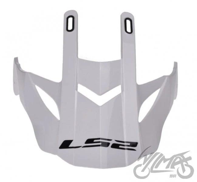 Daszek kasku MX437 gloss white — ujęcie 2