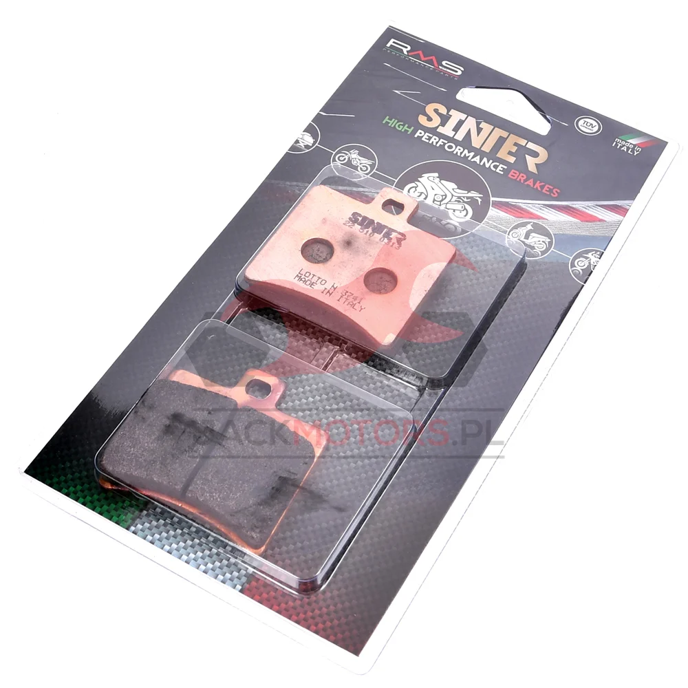 Klocki hamulcowe RMS S30 tył Aprilia SR 50 / RS 125 sinter — ujęcie 2