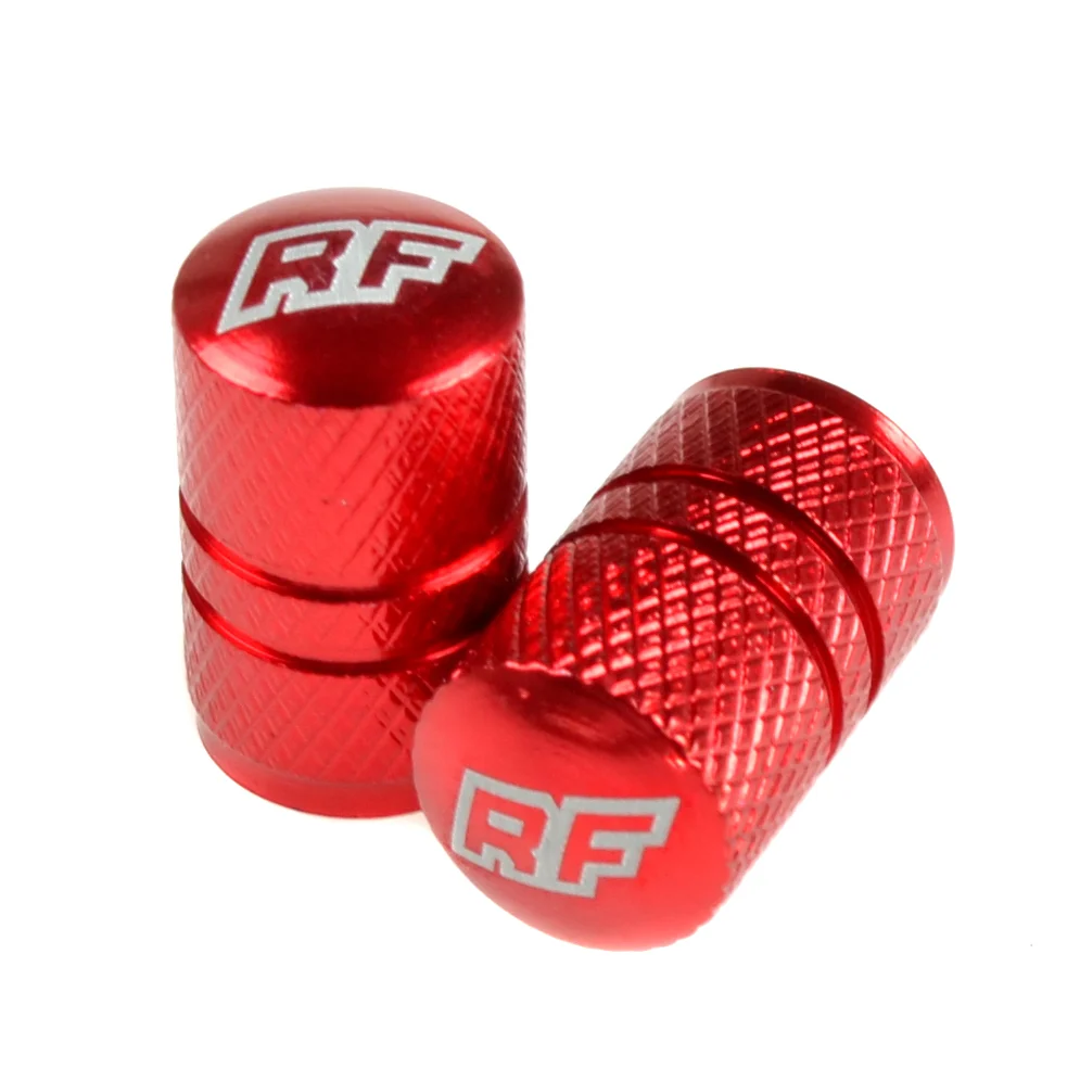 Nakrętka wentyla Racing Force TP4 aluminium czerwona 2szt — ujęcie 1