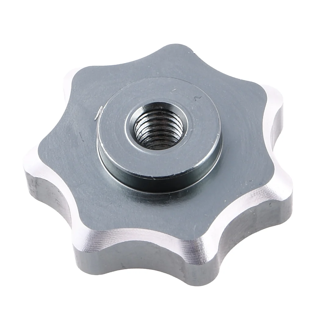Nakrętka pokrywy bocznej / silnika Simson M6 aluminium CNC titanium Racing Force — ujęcie 2