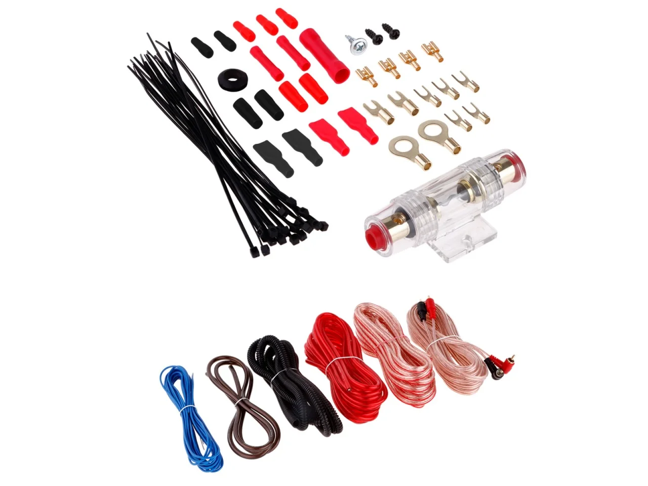 Zestaw kabli do montażu wzmacniaczy / car audio Peiying ZLA0413 — ujęcie 2
