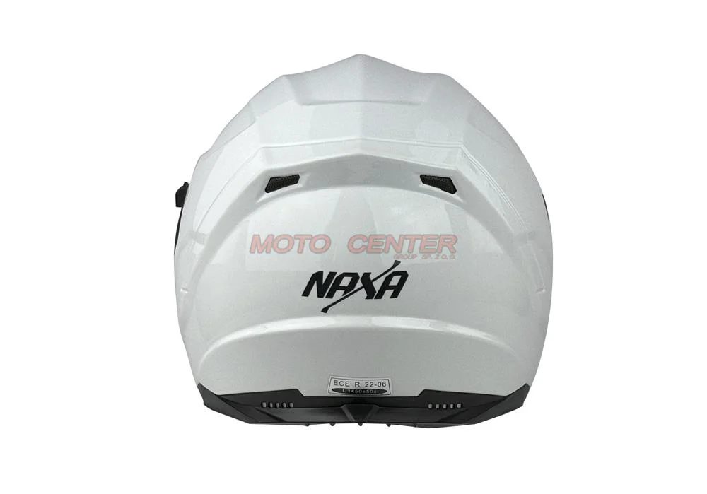 Kask motocyklowy zamknięty NAXA F28 biały XXL BLENDA — ujęcie 3