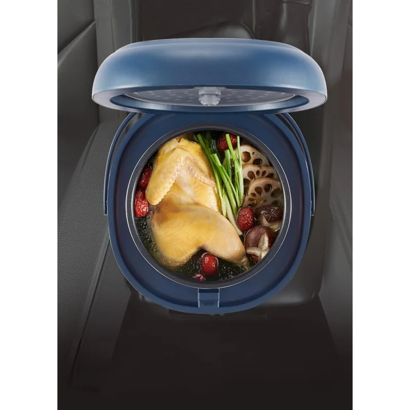 Ryżowar samochodowy 2l Multicooker 12V 24V TIR BUS LCD timer — ujęcie 5