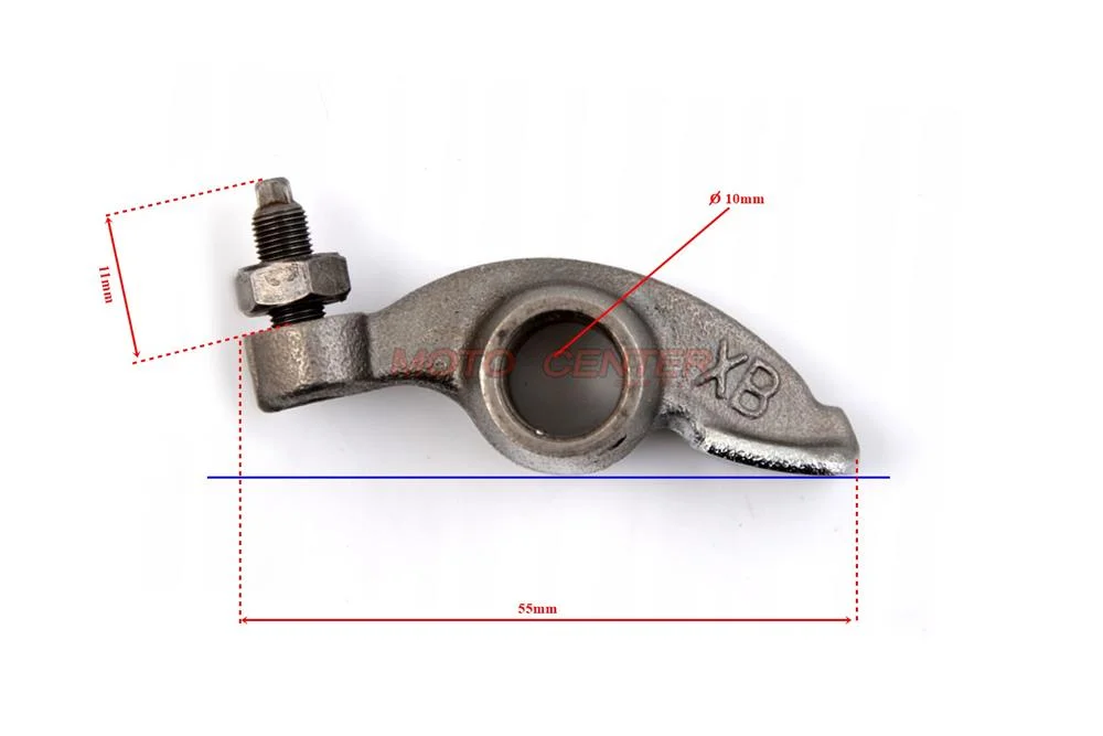 Dźwigienki zaworowe 50 cm³ skuter 4T JJ1P39QMB 139QMB GY6 (długie zawory) — ujęcie 2