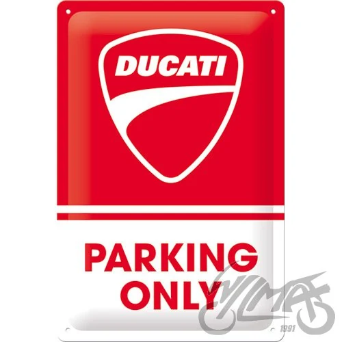 Tablica plakat 20 × 30 Ducati parking only 22426