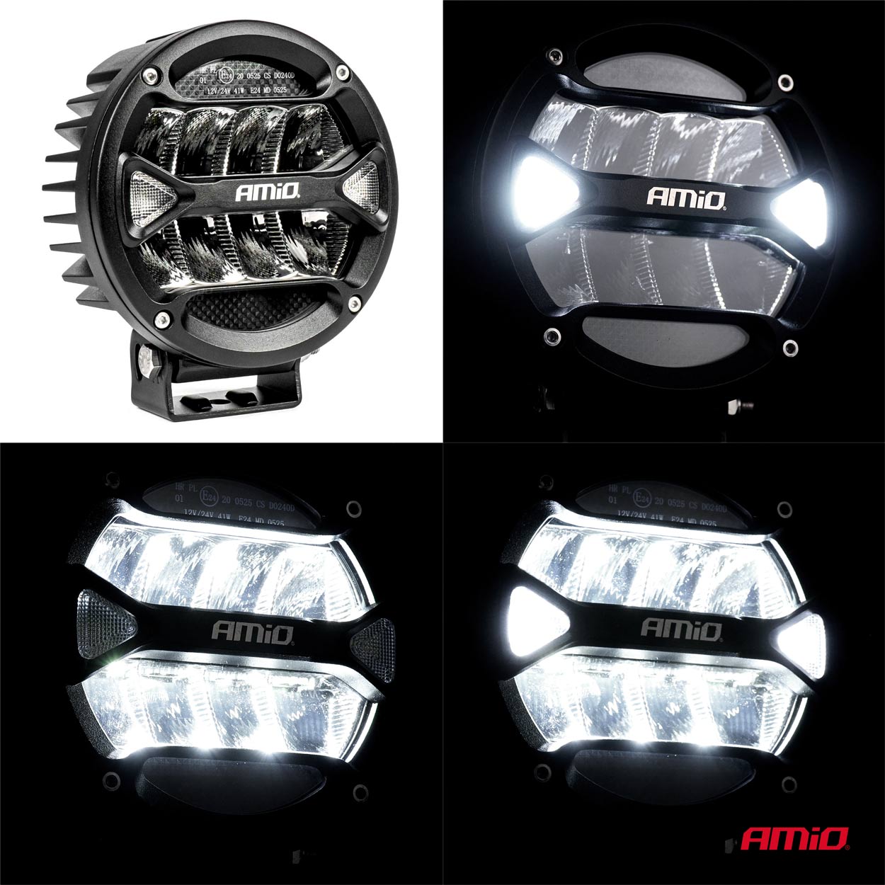 Lampa robocza drogowa LED PRO reflektor homologacja ECE R149 12 V 24 V — ujęcie 9