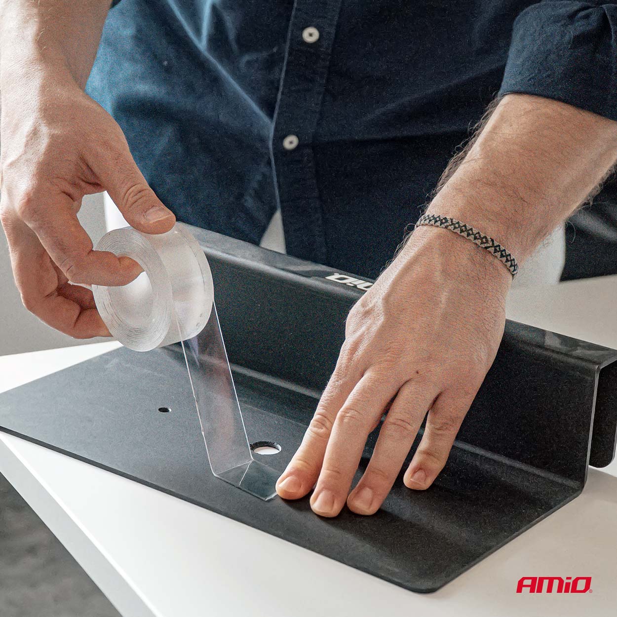 Taśma montażowa nano dwustronna wielokrotnego użytku 30 mm x 3m x 1 mm — ujęcie 3