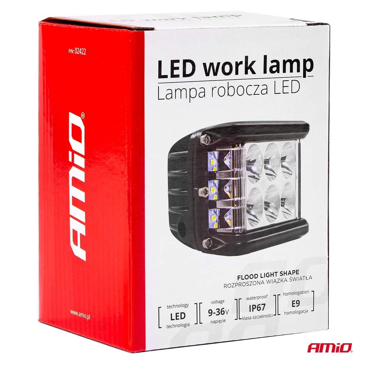 Lampa robocza LED szperacz AWL08 12 V 24 V — ujęcie 10