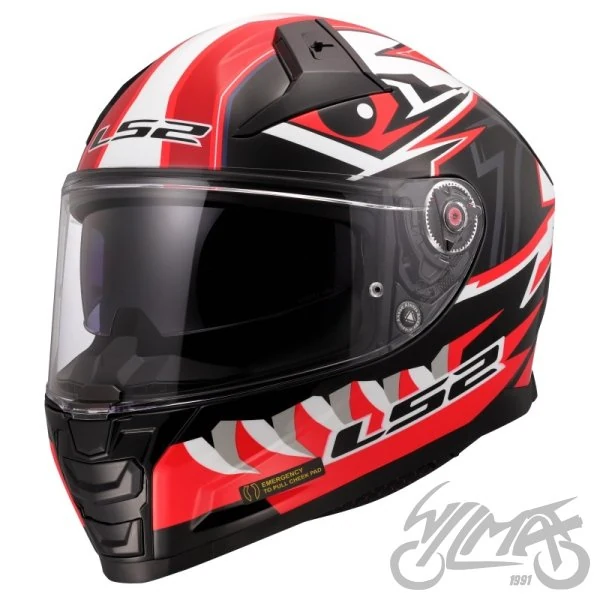 Kask LS2 FF811 Vector II buntri Black Red-06 — rozmiar M — ujęcie 1