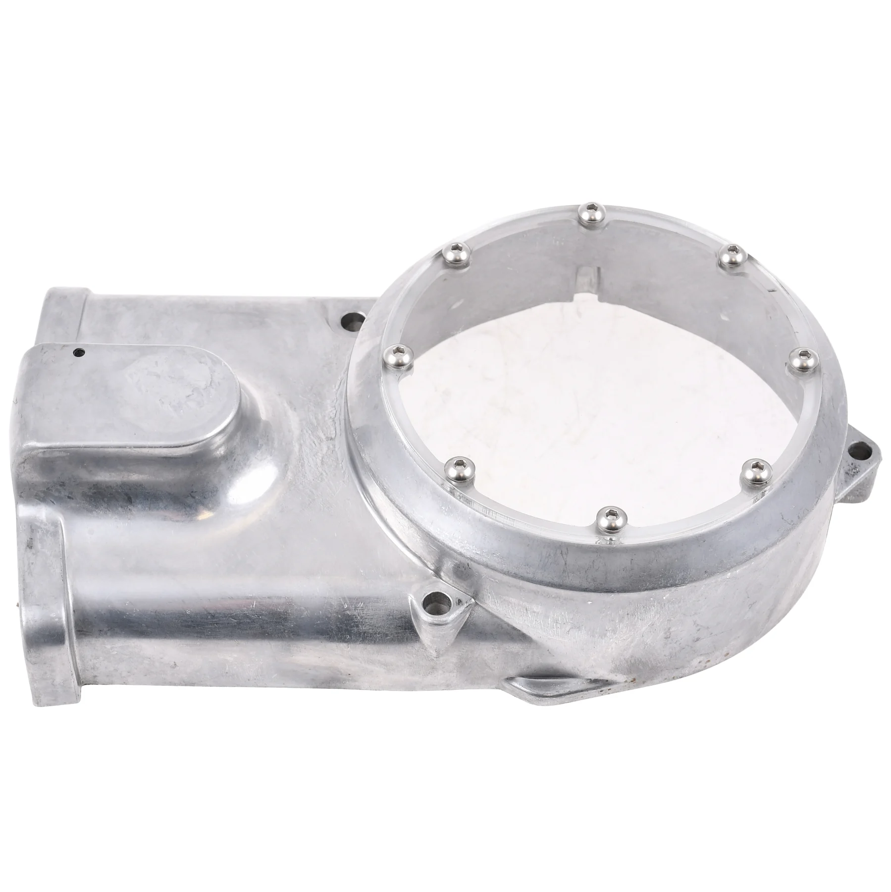 Pokrywa silnika prawa clear aluminium V2 JMP — ujęcie 1