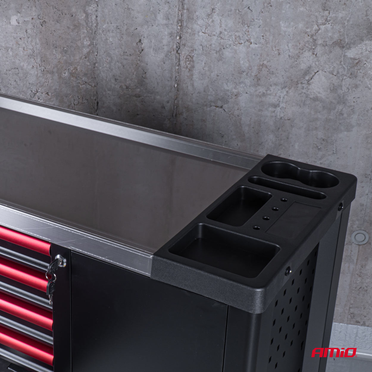 Szafka warsztatowa z zestawem narzędzi 258 szt. 1000x460x890mm — ujęcie 3