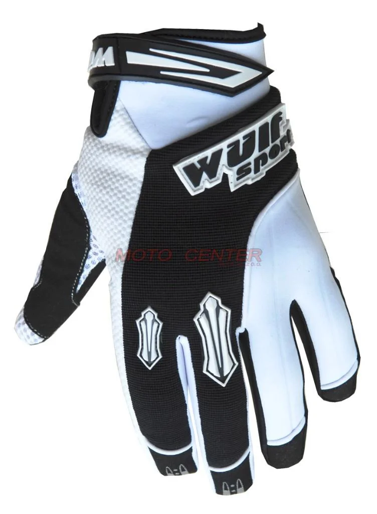 Rękawice crossowe Junior Wulf Stratos White XXS — ujęcie 1