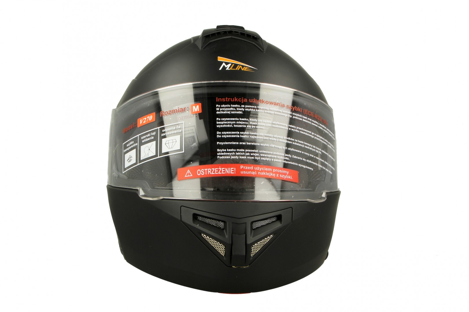 Kask motocyklowy VCAN V270 F.B. Bluetooth – XS — ujęcie 4