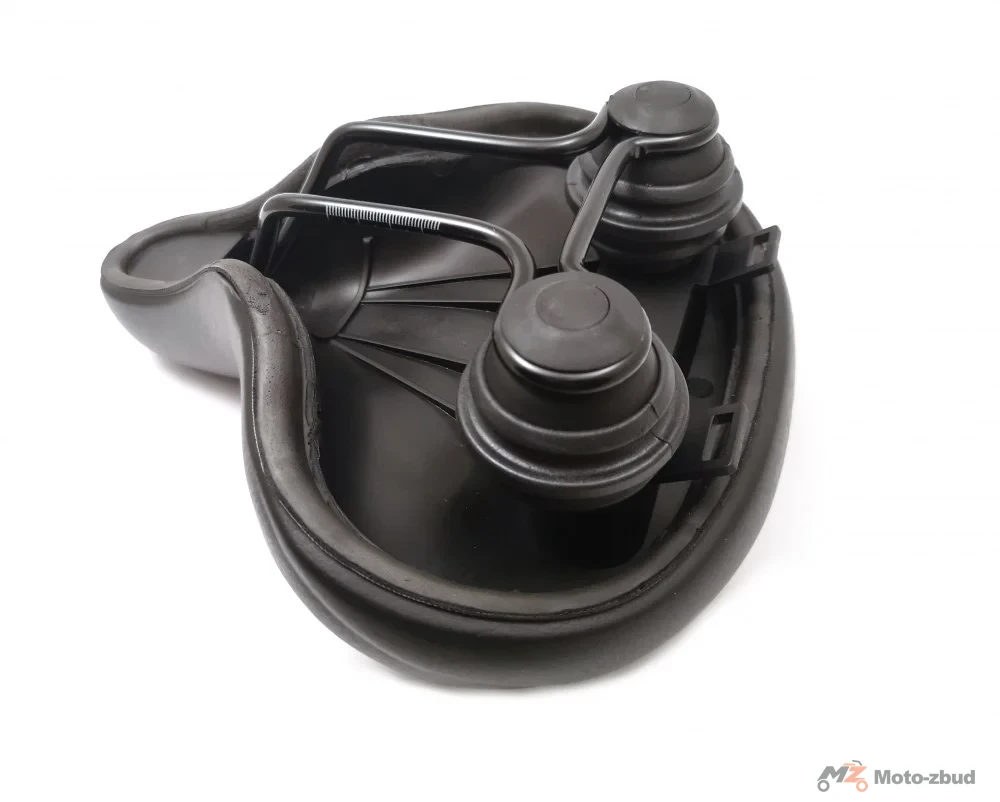 Siodło rower. knus elastomer czarne KS9059G (267 × 242 mm/878gr.)(szerokie) — ujęcie 2