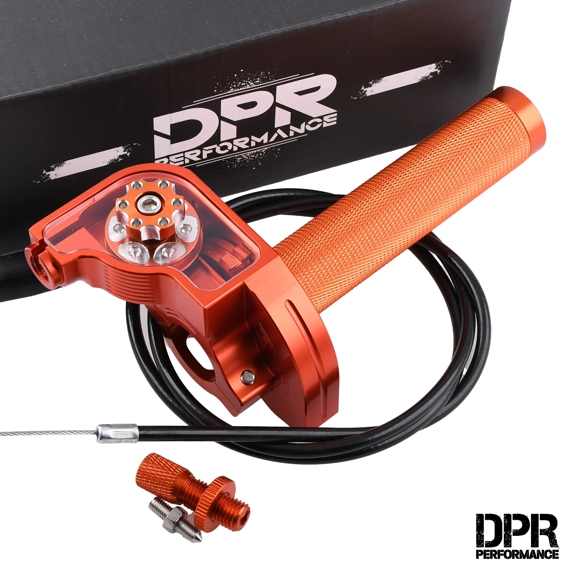 Rollgaz + linka DPR Performance aluminium CNC pomarańczowy — ujęcie 1