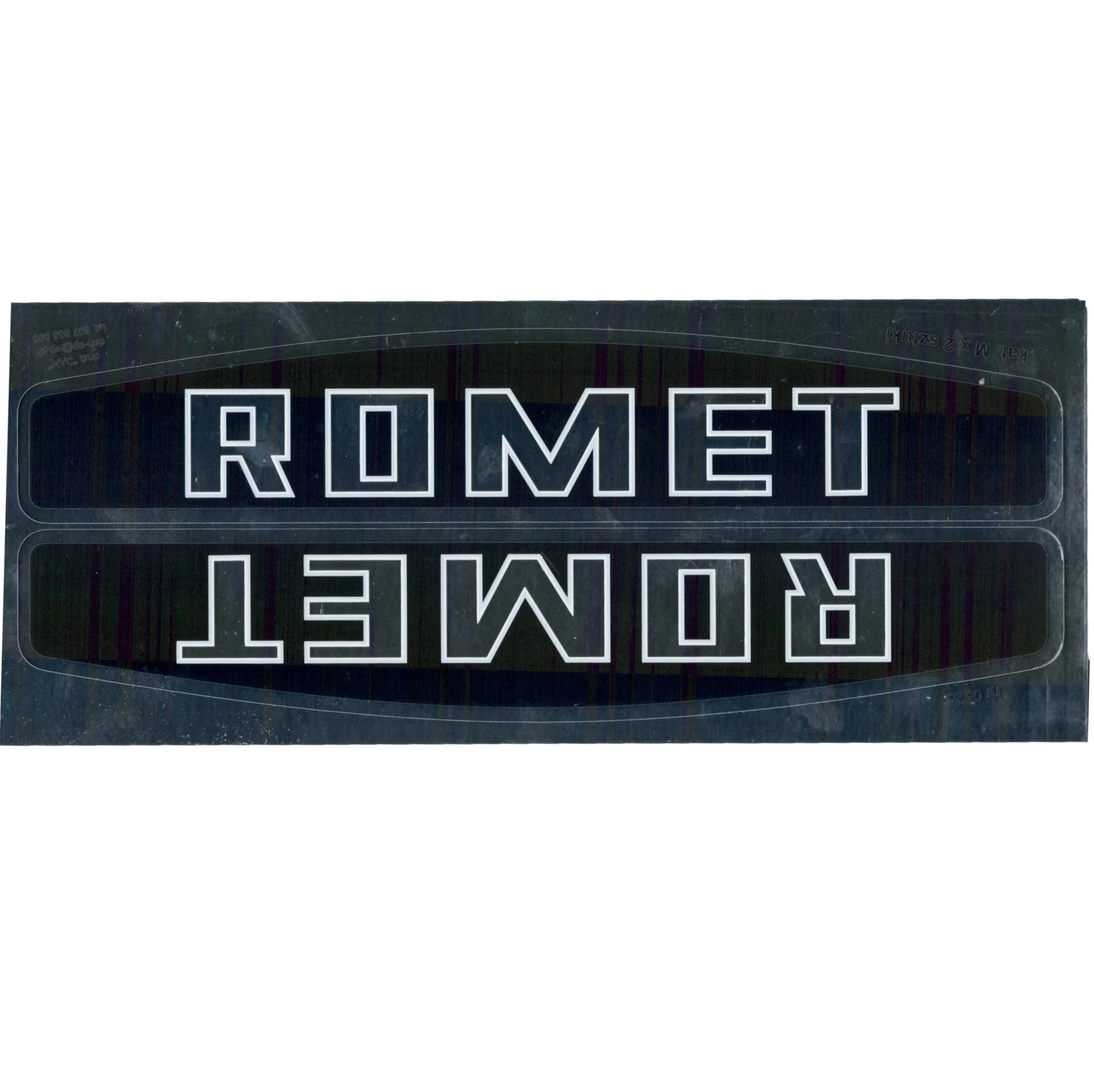Naklejka zbiornika Romet kadet kpl. PL — ujęcie 2