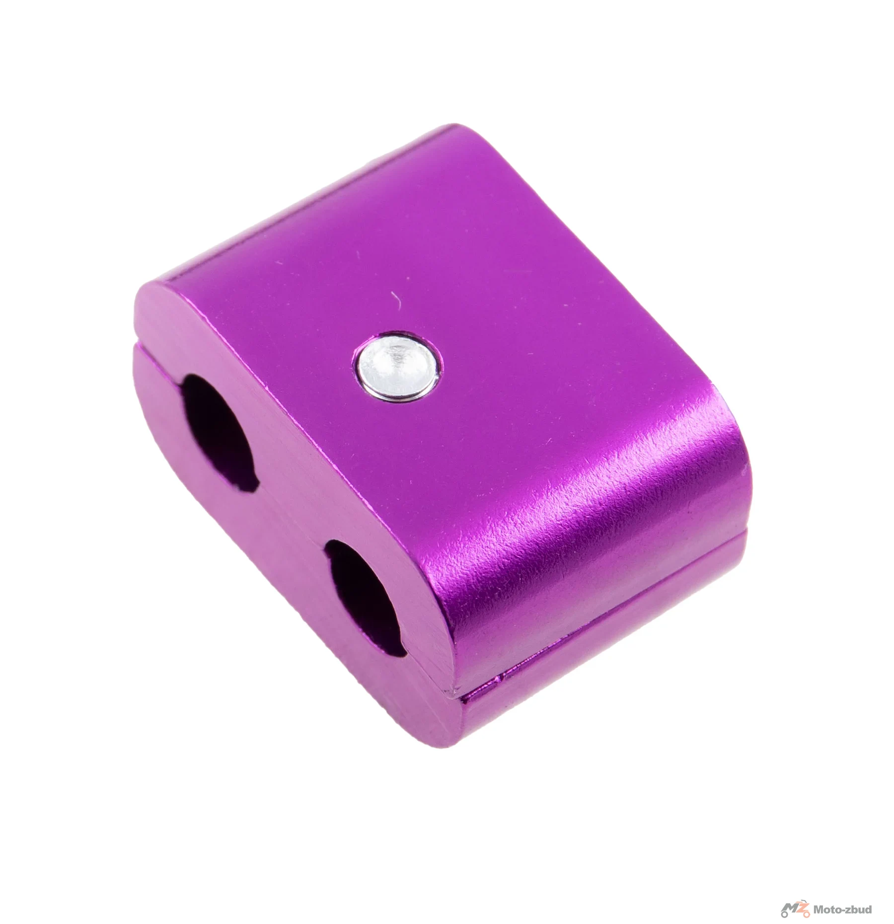 Łącznik linek uniwersalny aluminium CNC anoda fioletowy Racing Force — ujęcie 2