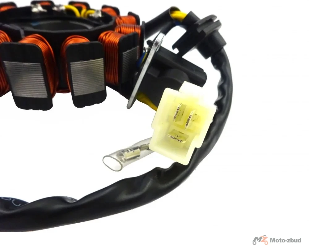 Junak 607/806 iskrownik "4T" kpl. (12 cewek) (kostka 3 piny + przewód) (full-wave) (Euro IV) (SYM) (import) — ujęcie 2