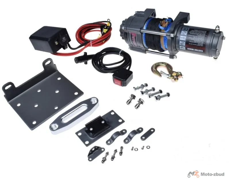 Wyciągarka atv 2500/1134 lbs/kg 12 V linka syntety