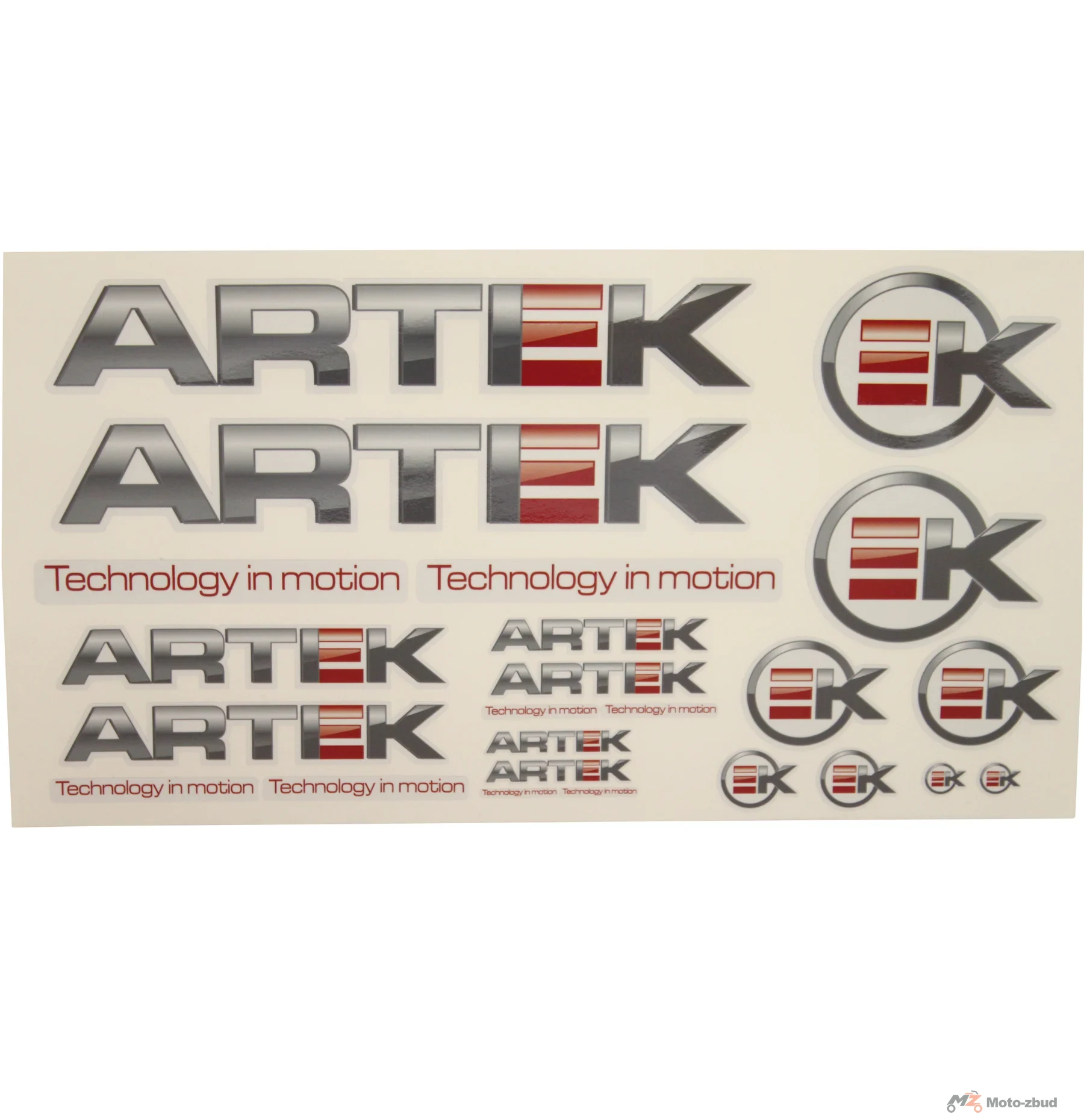 Naklejki Artek kolor arkusz 440 × 230 mm