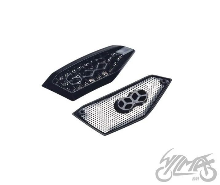 Wlot powietrza LS2 MX703 górny Black L+p — ujęcie 2